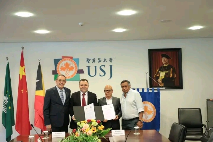 FDCH no Universidade São José Macau asina MoU, loke oportunidade ba estudante Timor-oan