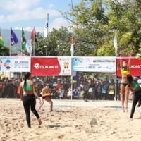 Volleibol Praia Feto entre TL ho Portugal. Foto:INDEPENDENTE 