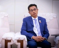 Vise-Primeiru Ministru Koordenadór Asuntu Sosiál no Ministru Dezenvolvimentu Rural no Habitasaun Komunitária, Mariano ASSANAMI Sabino entrevista husi Media Nasional no International sira iha China. FOTO: Media G Vise-PM