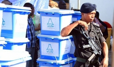Polisia Nasional Timor-Leste fo seguransa ba urnas eleisaun jeral 2017