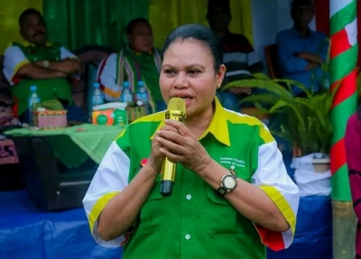 Prezidente Partidu, Armanda Berta dos Santos. FOTO: KHUNTO-Kmanek Wain