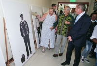 Prezidente Repúblika, José Ramos-Horta, Kinta-Feira kalan, partisipa selebrasaun loron nasionál Austrália ba dala 235 iha Timor Plaza Díli. Foto:Media Gabineti PR.