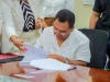 Ministru Obras Públikas, Samuel Marçal ofisialmente asina kontratu ho empreza kontratór hamutuk 31. FOTO: Media MOP
