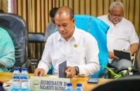 Prezidente Komisaun B, Domingos Augusto ‘Deker’ . FOTO: Media PNTL//