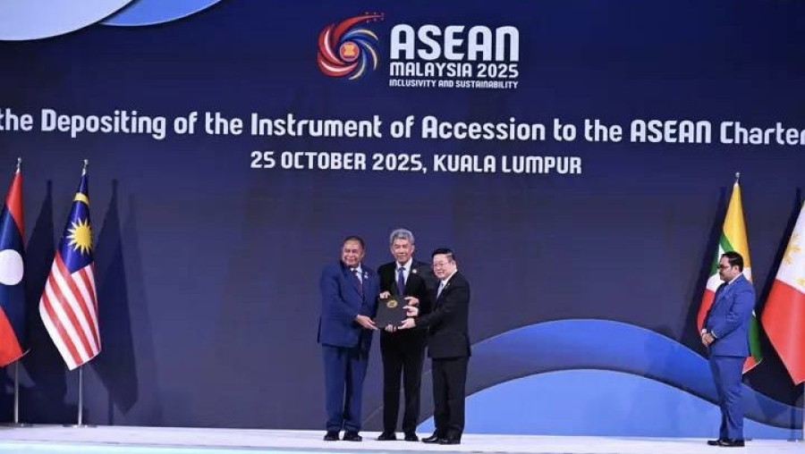 Timor-Leste's Deposited Instrument of Accession to the ASEAN Charter