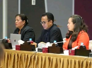 Ministru Justisa, Sérgio de Jesus Fernandes da Costa Hornai, partisipa sorumutu Konsellu Ministru extra-ordinariu, sexta (20/02). FOTO: Media G-PM//