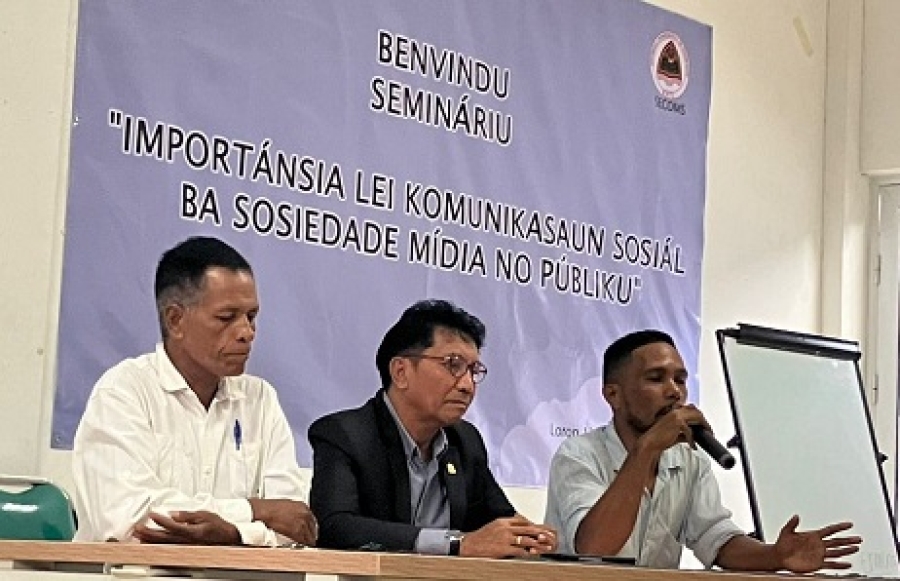 TLPU Realiza Seminariu Hili Kandidatu Reprezentante Jornalista ba KI Periodu 2025-2029