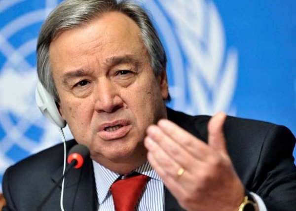 Secretary-General António Guterres . 