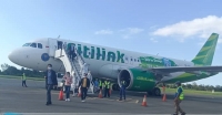 Aviaun Citilink tula pasanjeiru  Xineza na’in 134 mai TL ohin loron 14 fulan-abril tinan 2021. Foto: Camilio/Independente