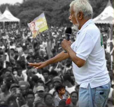 Prezidente Partidu Congresu Nasional Rekonstrusaun Timor (CNRT), Kay Rala Xanana Gusmão. Foto: Media Partidu CNRT.
