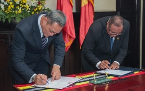 Governu Timor-Leste ho Brunei Darussalam asina akordu kona-bá visa nian. (20/05/24). Foto:Media GPM.