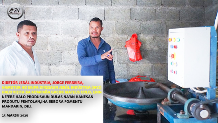 Vizita Empreza Lokál Pentolan: Motiva Hasa’e Kualidade no Kuantidade