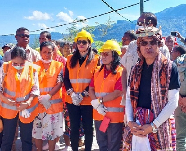 Primeiru Ministru, Taur Matan Ruak, iha Suku Soba, Postu Administrativu Laga, Munisipiu Baukau. Foto:Media GPM. 