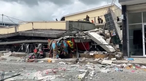 Rai nakdoko ne&#039;ebe akontese iha Vanuatu rezulta infraestruturas hetan estragus. Foto:Media Portal Governu.