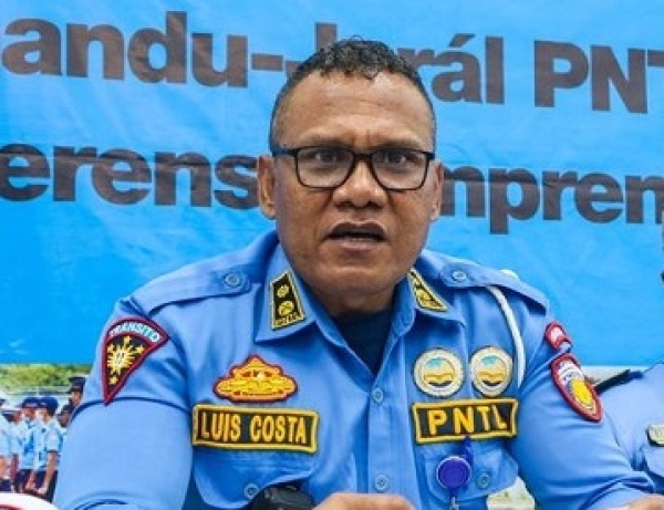Komandante Tranzitu Seguransa Rodaviariu Nasional, Asistente Superintente Xefe Polisia, Luis da Costa. Foto:Dok.