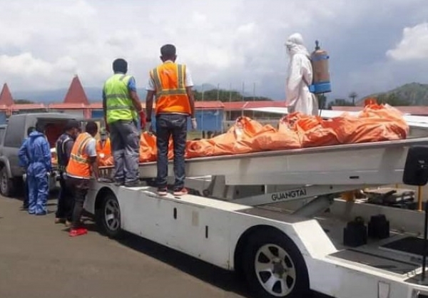 Aviaun Airnorth VH-ANQ tula ona Orsamentu Jeral Estadu (OJE) 2021 mai Timor-Leste. Foto: Independente