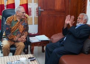 Primeiru Ministru Kay Rala Xanana Gusmão hala&#039;o enkontru semanal ho Prezidente Repúblika José Ramos Horta iha Palasiu Prezidensial Aitarak-Laran, Dili, kinta ne’e (13/02/25). Foto:Media GPM.