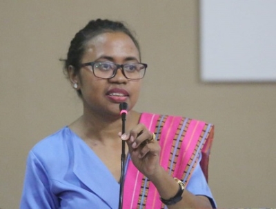 Sekretária Estadu Igualidade (SEI), Elvina Sousa Carvalho. Foto:Media Gabinete SEI.