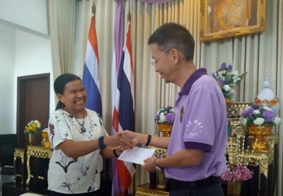 Atu Empodera Feto iha TL, Tailándia apoia $2,700 ba Fundasaun Alola, iha Edifisiu Embaixada Thailandia, Farol, Dili, (31/05/24). Foto:INDEPENDENTE.