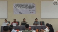 Organizasaun Sosiedade Sivil Core Group Transparancy Timor-Leste sosializa asuntu ema ho defisiénsia no mós konvensaun direitu ba ema ho defisiénsia ba Governu no Embaixadór foun sira, iha Timor-Leste, ne&#039;ebe realiza iha Salaun Tower Fatuhada, Dili, (02/07/25). Foto; INDEPENDENTE