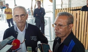 Prezidente Repúblika, José Ramos Horta, konvida Eis-Primeiru Ministru, Taur Matan Ruak (TMR), hodi relata asidente xoke ne&#039;ebé nia hasoru iha Atambua-Indonézia, iha Segunda 22 Jullu 2024, hafoin fila husi Oekusi. Foto:Media PR.