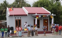 Uma ba Kbiit La&#039;ek (UKL), iha Suku Sau, Aldeia Belebatu, munisípiu Manatutu. Foto:Media PN.