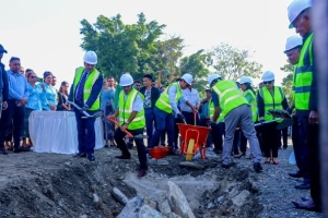 Lansamentu fatuk dahuluk ba konstrusaun edifisiu Banku do Nosso Futuro, ba Veteranus sira. Foto:Media MAKLN