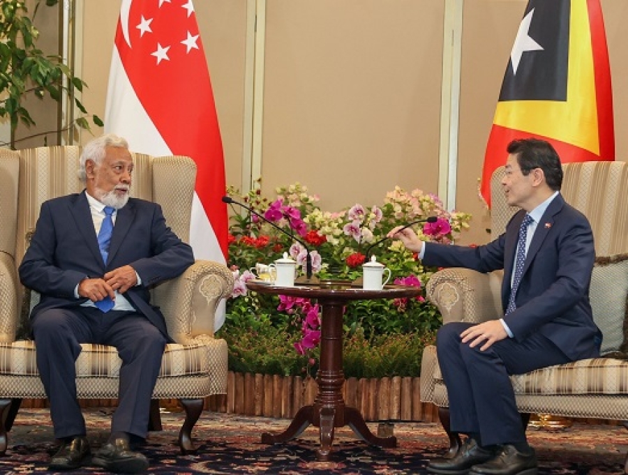 PM Xanana Agradese Singapura Ne'ebé Apoia Formasaun Hodi Prepara TL Adere ba ASEAN