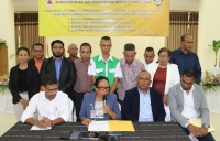 Ministériu Solidariedade Sosiál no Inkluzaun (MSSI) lansa pagamentu ba benifisiariu Bolsa da Mãe (BdM) Kondisionál tinan fiskal 2024, (18/06/24). Foto:Media Gabinete MSSI.