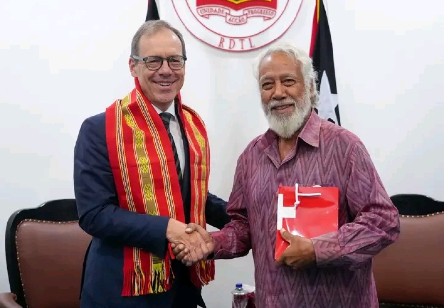 Embaixadór Oliver Zehnder despede PM Xanana