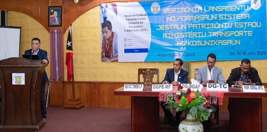 MTK Estabelese Ona Sistema Aplikasaun Jestaun Partrimoniu Estadu