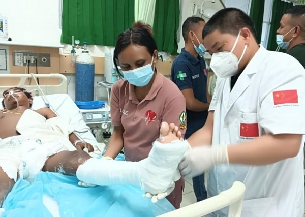 Chinese Medical Team – Timor-Leste Health Forum (4)   What should I do if I have a fracture?