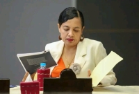 Vise-Ministra ba Asuntus ASEAN, Milena Maria da Costa Rangel, partisipa sorumutu Konsellu Ministru extra-ordinariu, Sexta (20/02). FOTO: Media G-PM//