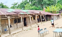 Kondisaun atual eskola Ensinu Baziku Filial, Suku Daisua, Postu Administrativu Same, Munisipiu Manufahi.FOTO: kontribuinte.
