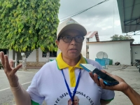  Prezidente Autoridade Munisipiu Baukau, Veneranda Lemos Martins. (08/09/24). Foto:INDEPENDENTE/Cesarina de Carvalho.