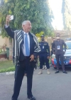 Presidente República Portugal, Marcelo Rebelo de Sousa, selfie hafoin tun husi aviaun, iha Aeroportu Komoro Dili, Kuarta (19/5). Foto Independente.