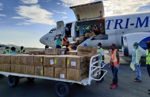 China Donates Equipment. Photo: China Embaxy in Dili.