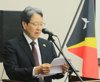 Embaixadór Japaun iha Timor-Leste, Tetsuya Kimura. Foto:Media SEI.