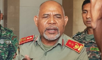 Xefe Estadu Maiór Jenerál FALINTIL-Forsa Defeza Timor Leste (F-FDTL) Maijór Jenerál Lere Anan Timur. FOTO: INDEPENDENTE