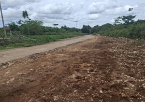Projetu konstrusaun ba estrada Assalaino liga ba Mehara. Foto:Media CAC.