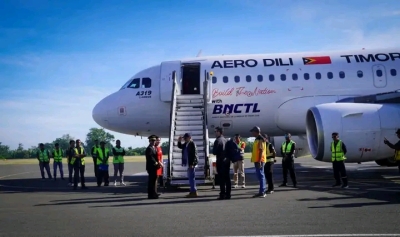 Prezidente Repúbllika, José Ramos Horta desloka ba Singapura ho Aviaun Aero Dili, Sexta (29/05). FOTO: Media PR.