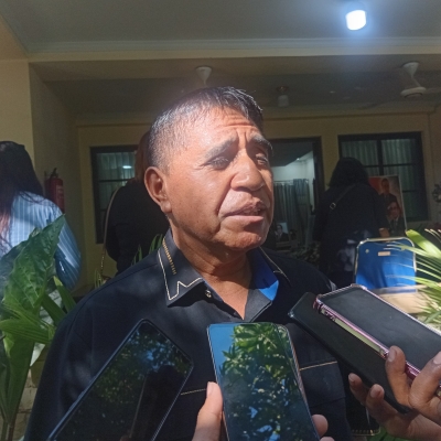 Prezidente Komisaun Nasionál Eleisaun no Reitór Universidade Dili (UNDIL), José Agostinho Belo. FOTO: INDEPENDENTE//Vascolino Germano
