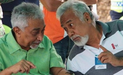  Prezidente Autoridade Rejiaun Autonomia Oe-Cusse no Zona Ekonomia especial Merkadu Sosiál (ZEEMS), Marí Alkatiri ho Presidente Partido CNRT, Xanana Gusmao.