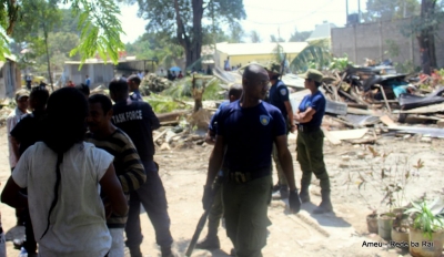 Polisia Nasional Timor-Leste hasai komunidade ne&#039;ebe hela iha rai estado