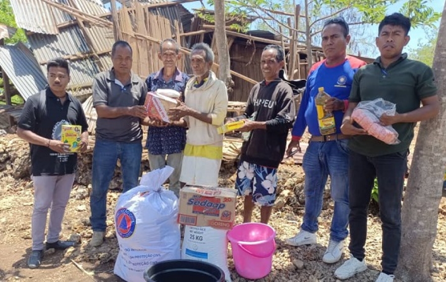 APC Baukau Apoiu Ona Pakote Emerjensia ba Vitima Afeitadu Dezastre Naturais