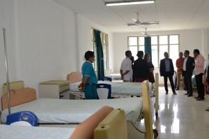 Fatin izolamentu pasiente virus corona iha Ospital Nasional Guido Valadares, Dili.