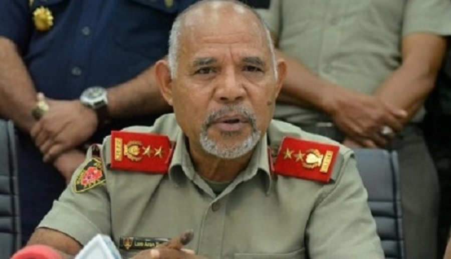 Xefe Estadu Maiór Jenerál FALINTIL-Forsa Defeza Timor-Leste (F-FDTL), Majór Jenerál Lere Anan Timur. FOTO: INDEPENDENTE
