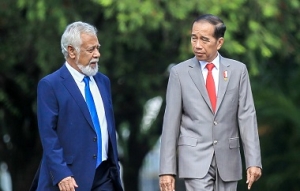 Primeiru Ministru, Kay Rala Xanana Gusmao ho Prezidente Repúblika Indonézia, Joko Widodo. Foto:Media GPM.
