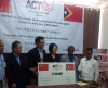 Governu Xina liu husi nia Embaixada iha Timor-Leste apoia fundus rihun $100 ba Asosiasaun Kafe Timor, hodi dezenvolve industria kafe iha Timor-Leste. Foto:INDEPENDENTE
