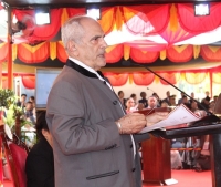 Prezidente Repúblika José Ramos Horta hato&#039;o diskursu iha sermonia posse ba membru IX Governu Konstituisional, iha Palasiu Prezidensial, Aitarak Laran, sabado (01/07). Foto:INDEPENDENTE.